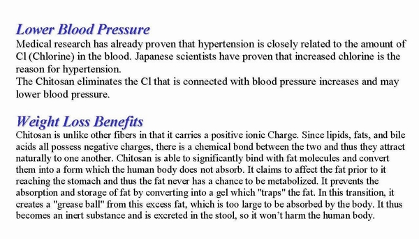 lower blood pressure, weight loss benefits